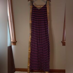 Tommy Hilfiger Navy and Red Striped Top